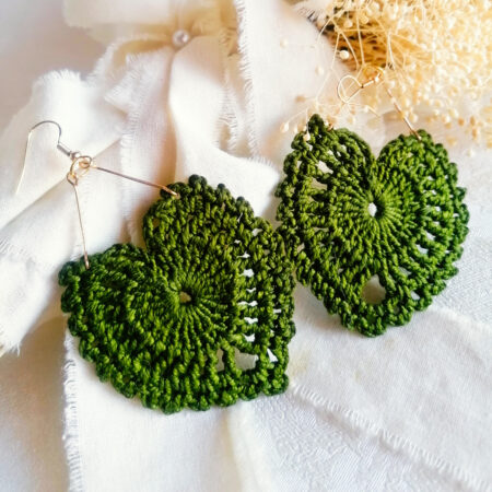 Brincos Folhas Maxi
