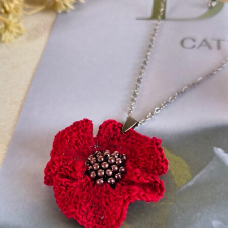 Colar Papoila de Flandres