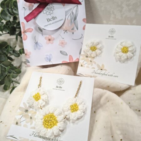 Conjunto Colar & Brincos “Daisy”