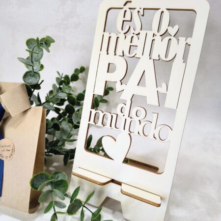 Suporte telemóvel Dia do Pai